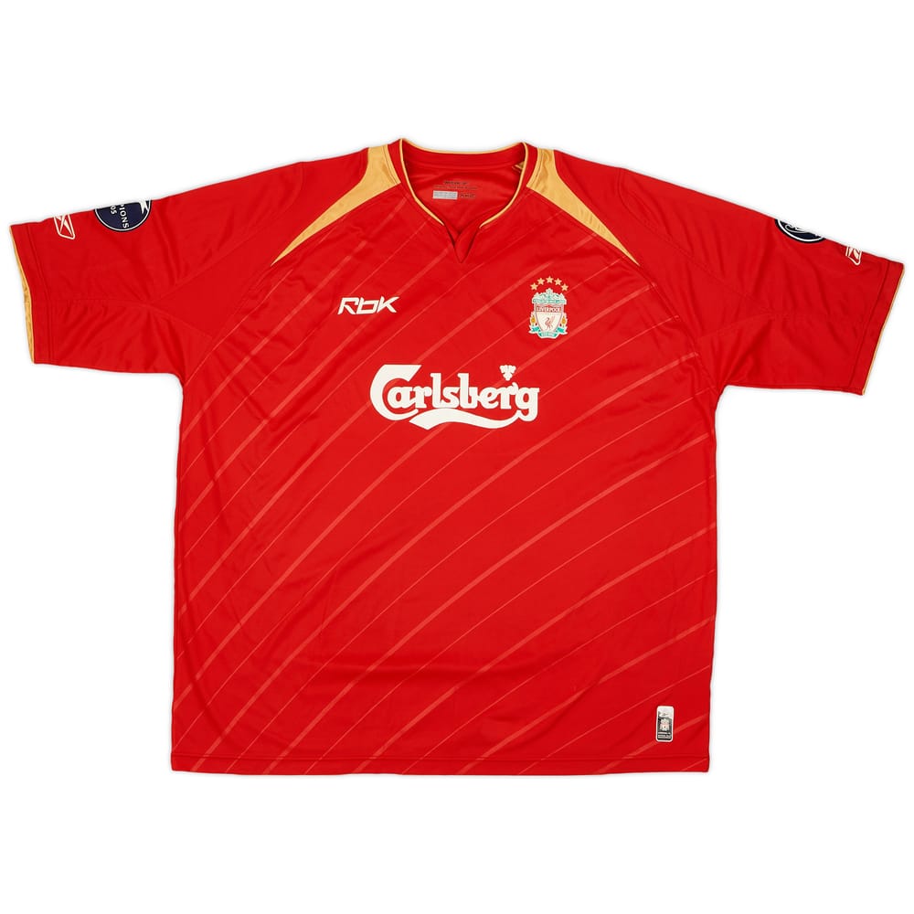 2005-06 Liverpool CL Home Shirt - 6/10 - (XXL)