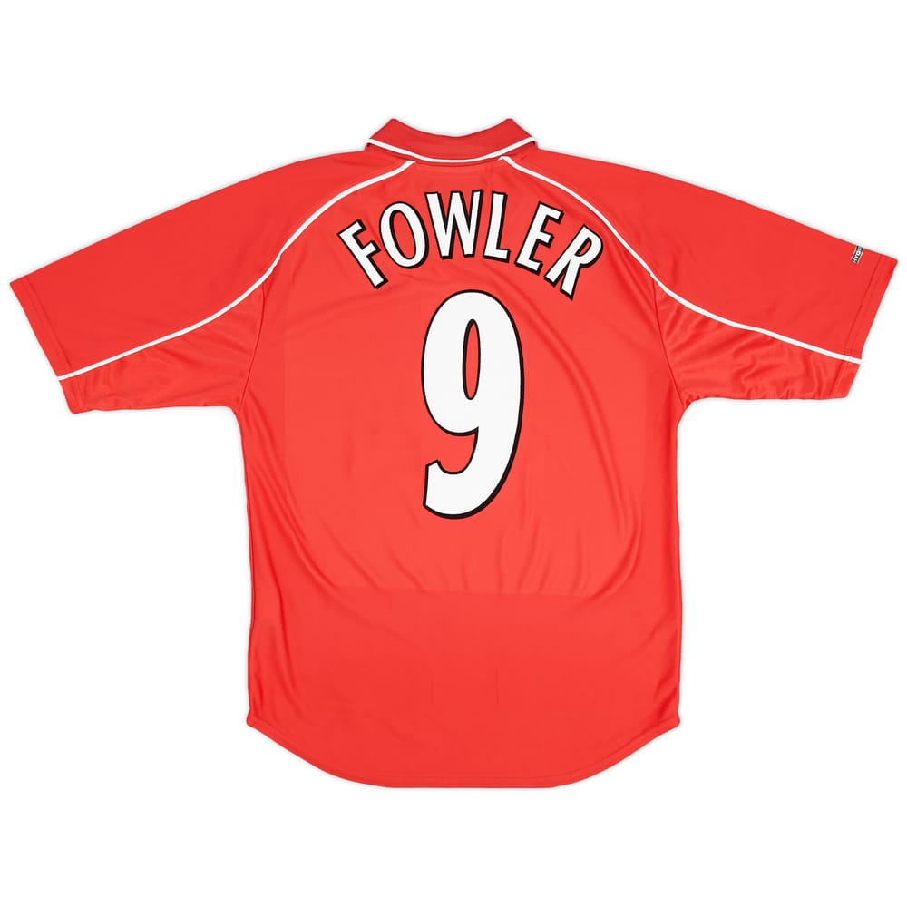 2000-02 Liverpool Home Shirt Fowler #9 - 8/10 - (S)