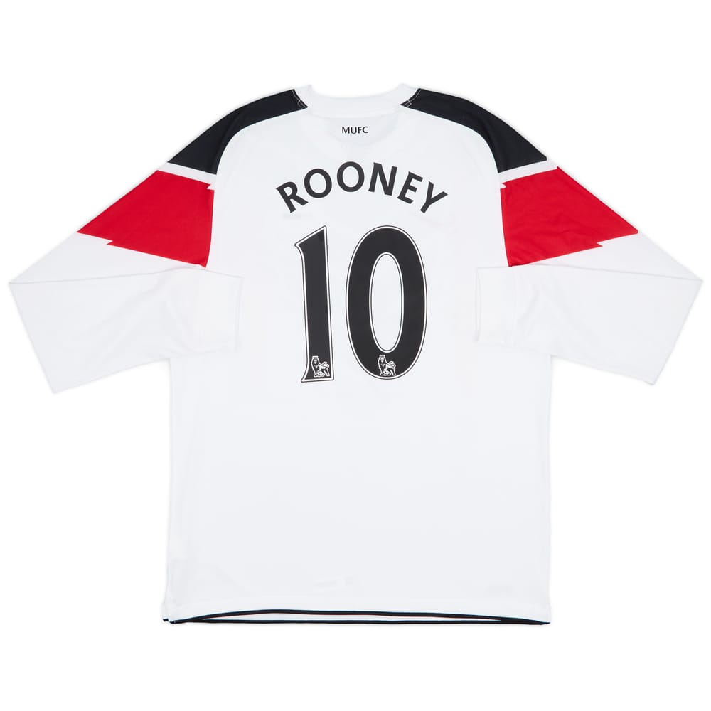 2010-12 Manchester United Away L/S Shirt Rooney #10 - 6/10 - (L)