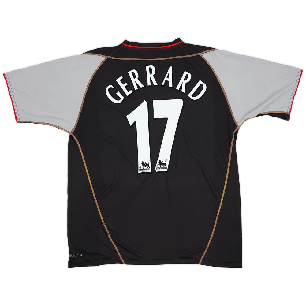 2002-04 Liverpool Away Shirt Gerrard #17 - 8/10 - (L)