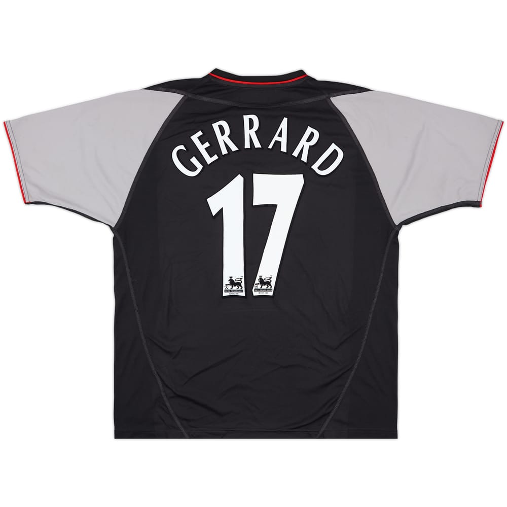 2002-04 Liverpool Away Shirt Gerrard #17 - 9/10 - (L)