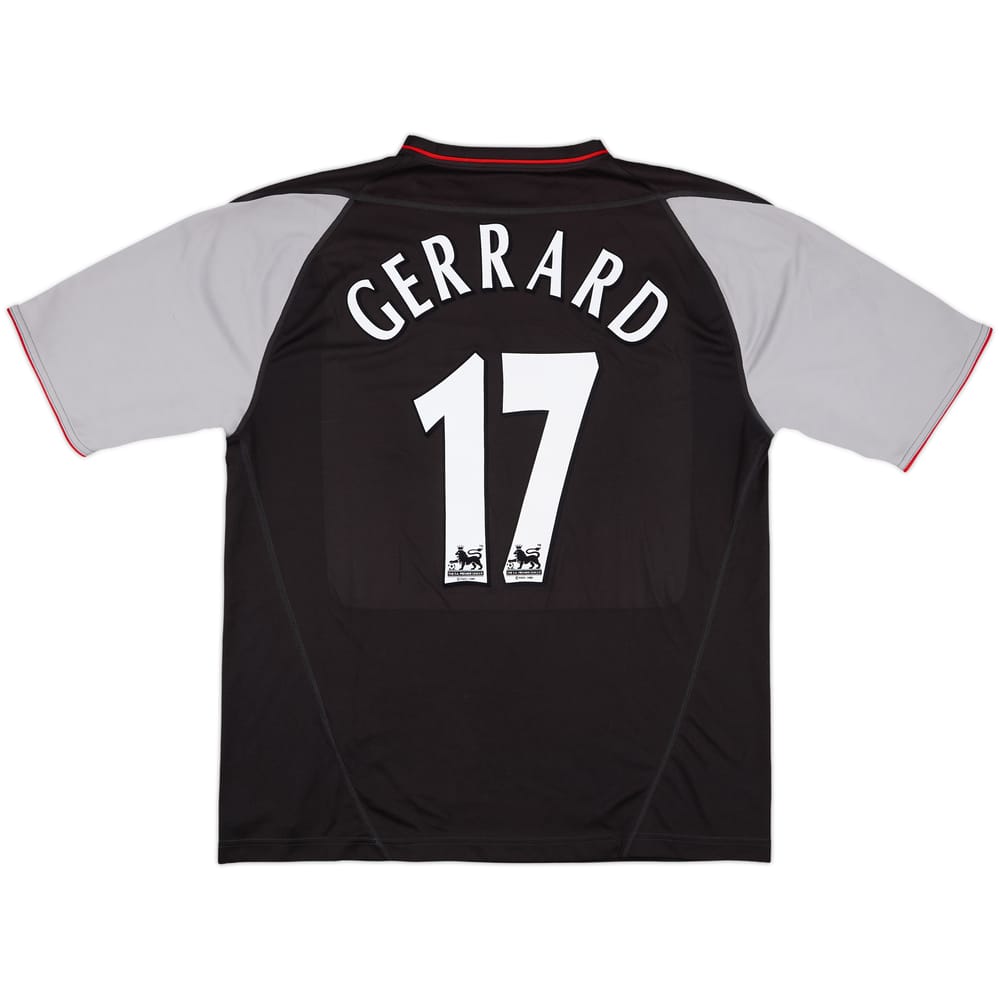 2002-04 Liverpool Away Shirt Gerrard #17 - 9/10 - (L)