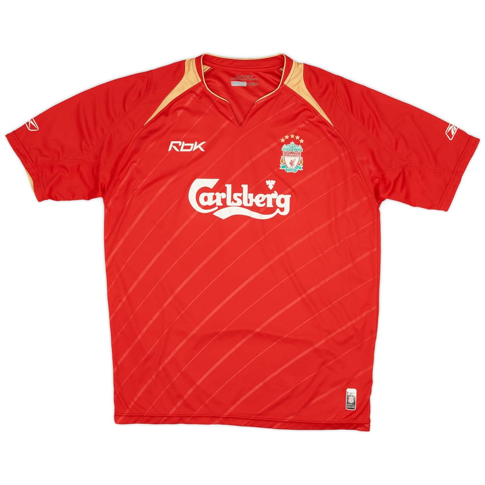 2005-06 Liverpool CL Home Shirt - 9/10 - (L)