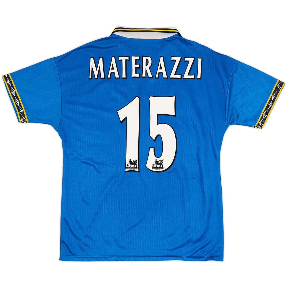 1997-99 Everton Home Shirt Materazzi #15 - 6/10 - (L)