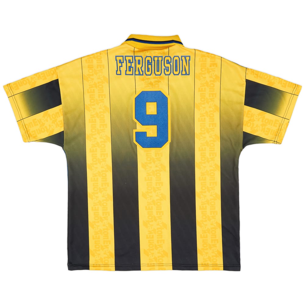1996-98 Everton Away Shirt Ferguson #9 - 9/10 - (L)