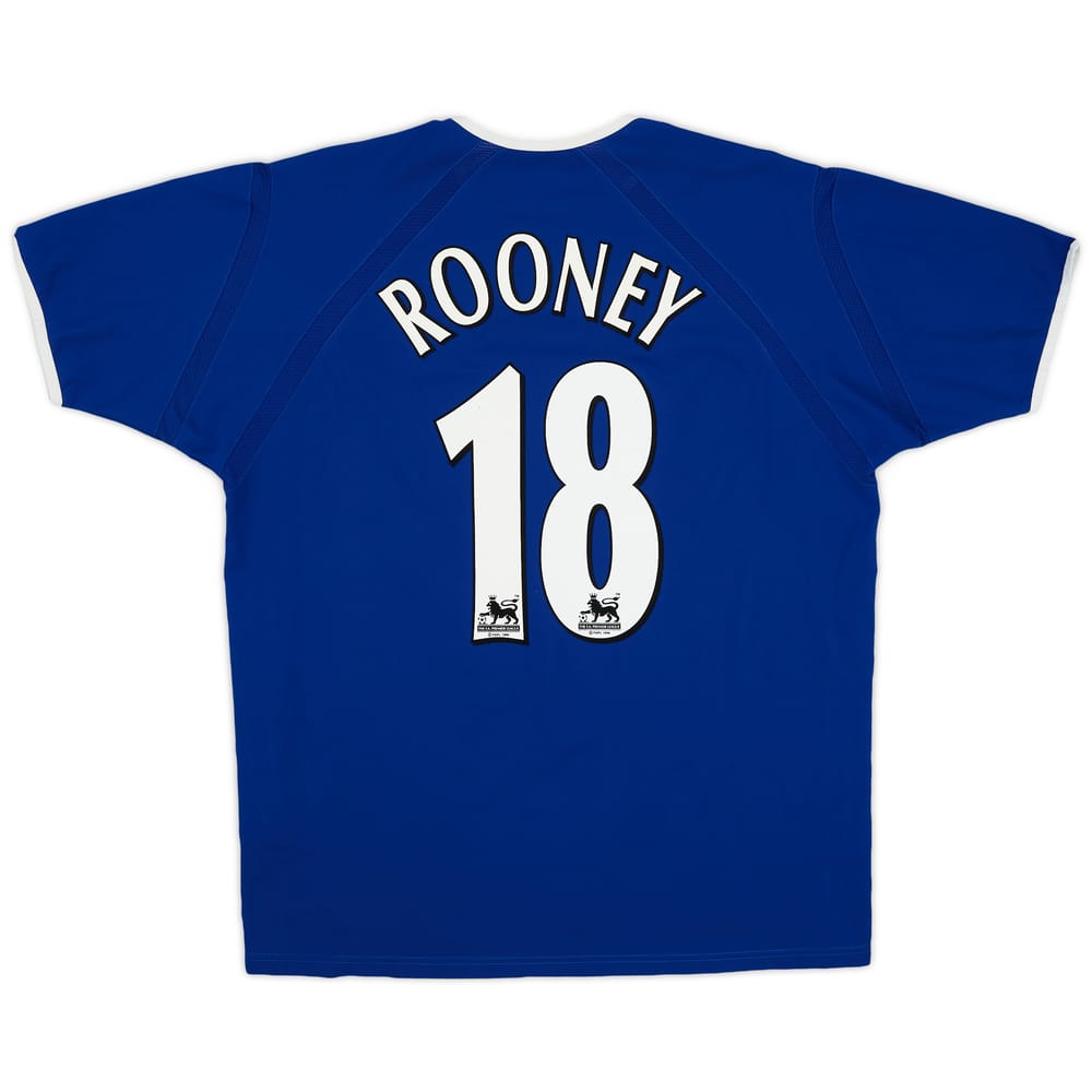 2003-04 Everton Home Shirt Rooney #18 - 8/10 - (L)