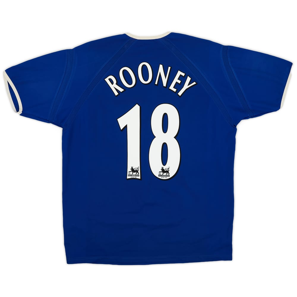 2003-04 Everton Home Shirt Rooney #18 - 7/10 - (L)