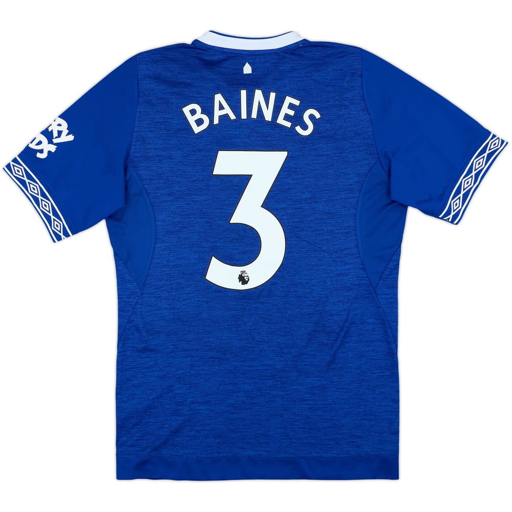 2018-19 Everton Home Shirt Baines #3 - 8/10 - (M)