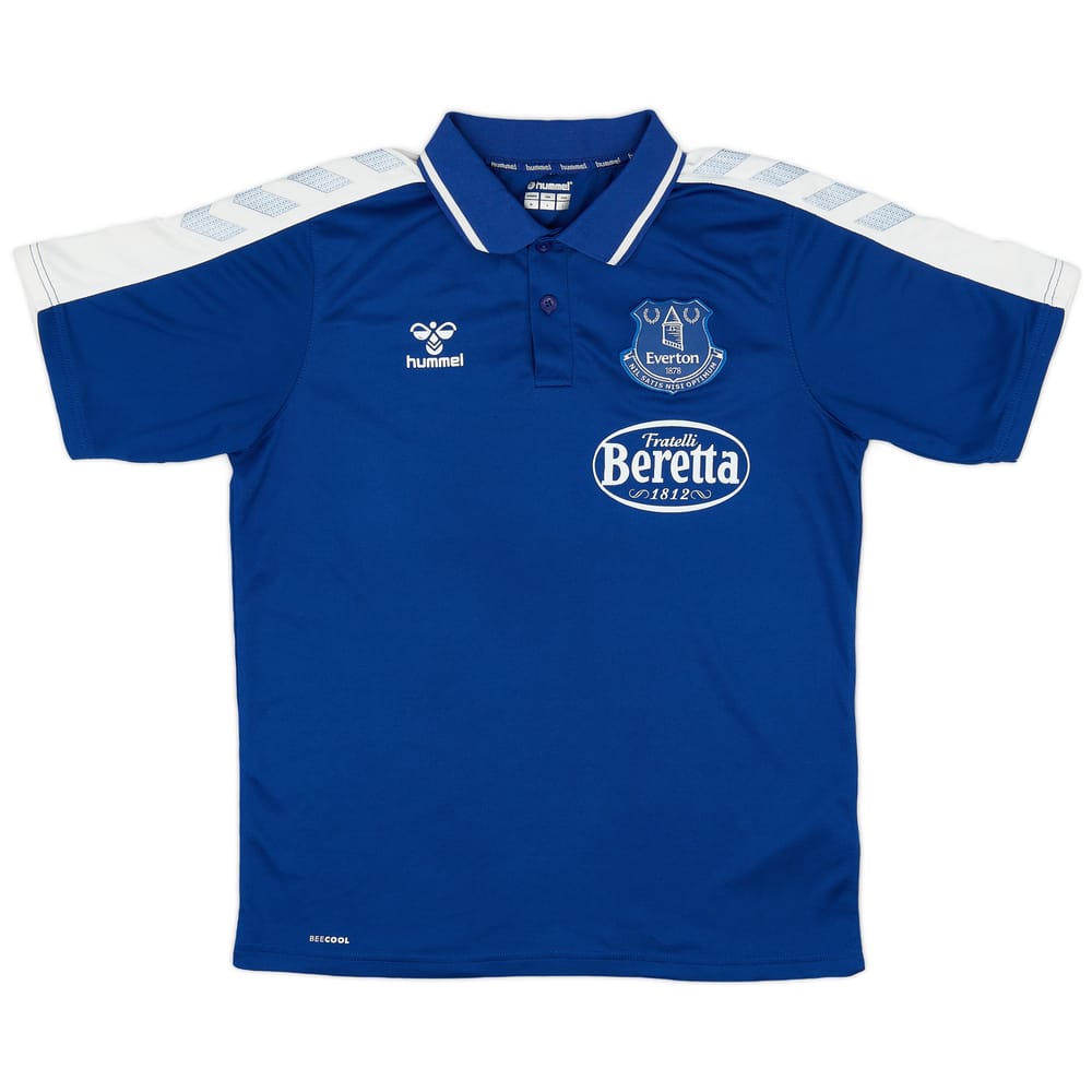 2021-22 Everton Hummel Polo Shirt - 8/10 - (M)