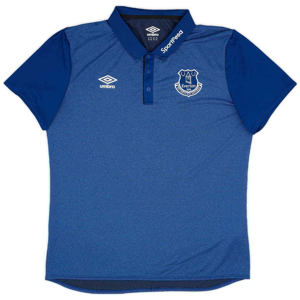 2017-18 Everton Umbro Polo Shirt - 9/10 - (XXL)