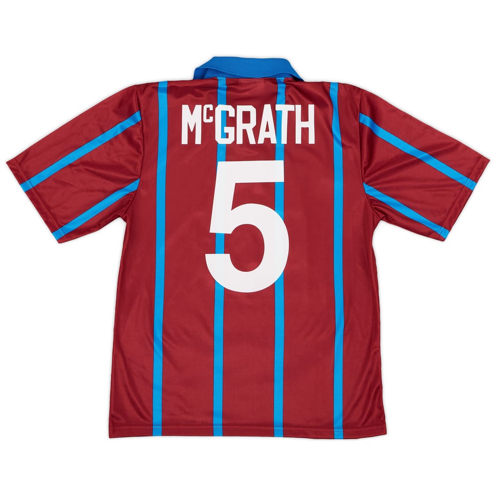 1993-95 Aston Villa Home Shirt McGrath #5 - 9/10 - (M)