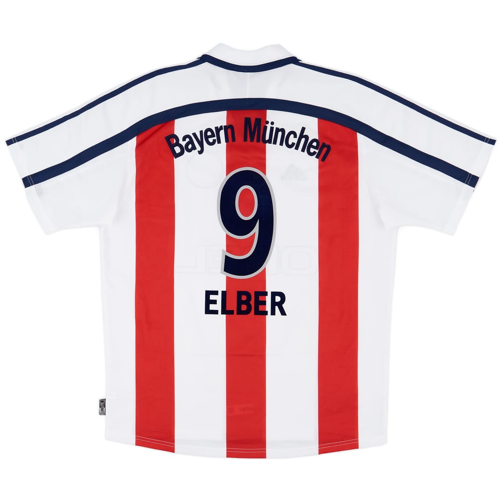 2000-01 Bayern Munich Away Shirt Elber #9 - 9/10 - (L)