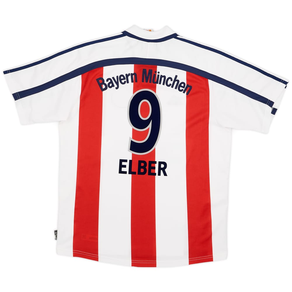 2000-01 Bayern Munich Away Shirt Elber #9 - 9/10 - (L)
