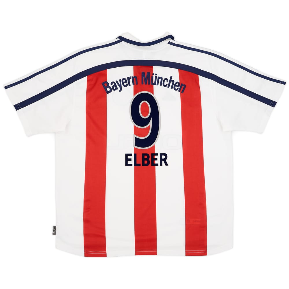 2000-01 Bayern Munich Away Shirt Elber #9 - 9/10 - (XXL)