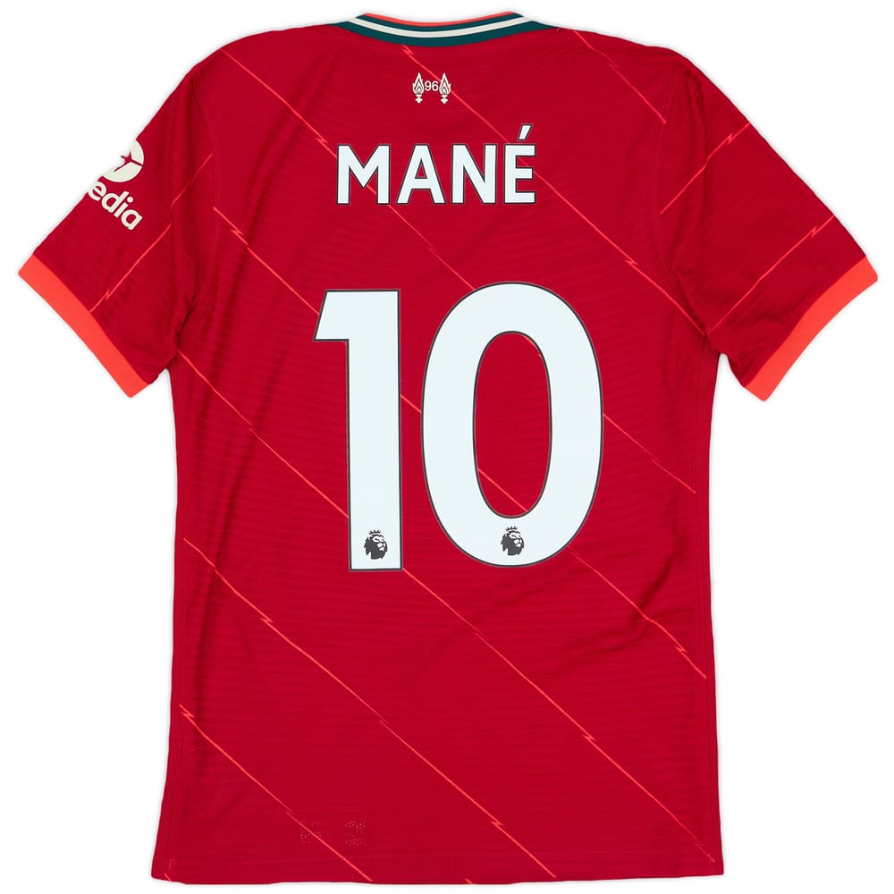 2021-22 Liverpool Authentic Home Shirt Mane #10 - 9/10 - (S)