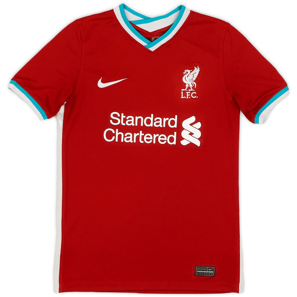 2020-21 Liverpool Home Shirt - 6/10 - (M.Boys)