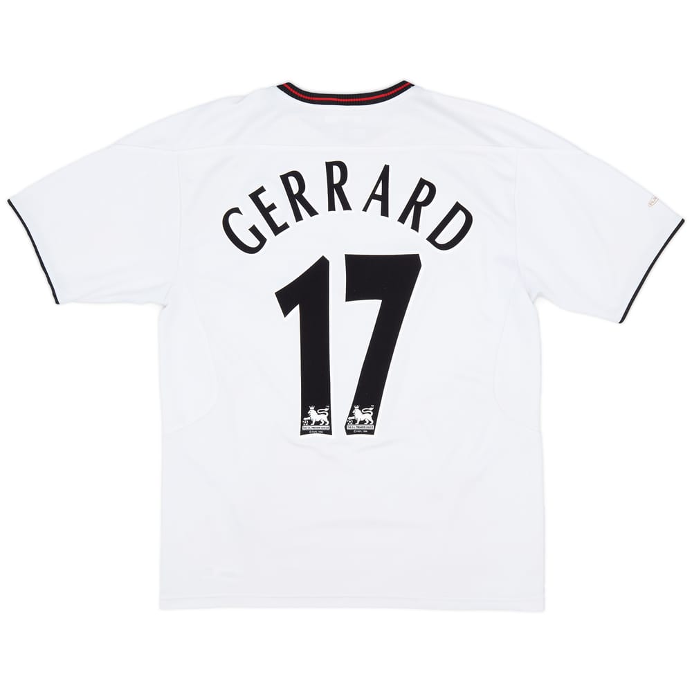 2003-04 Liverpool Away Shirt Gerrard #17 - 5/10 - (M)