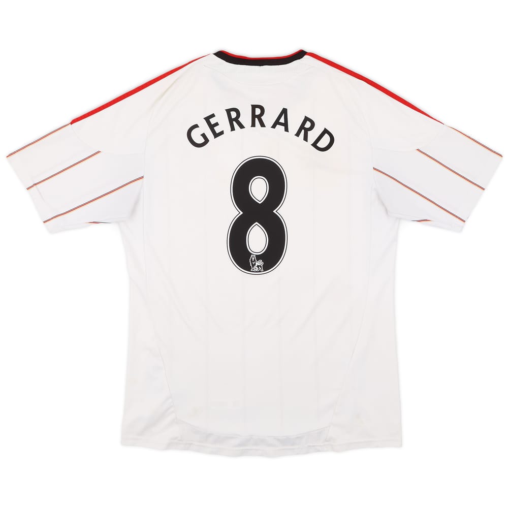2010-11 Liverpool Away Shirt Gerrard #8 - 5/10 - (L)