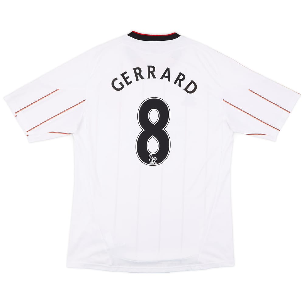 2010-11 Liverpool Away Shirt Gerrard #8 - 6/10 - (L)