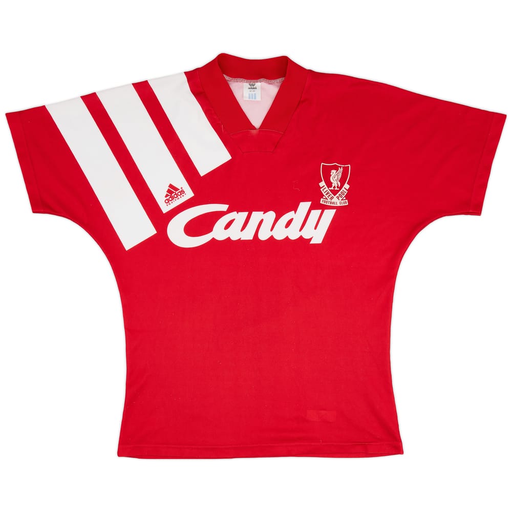 1991-92 Liverpool Home Shirt - 7/10 - (M)