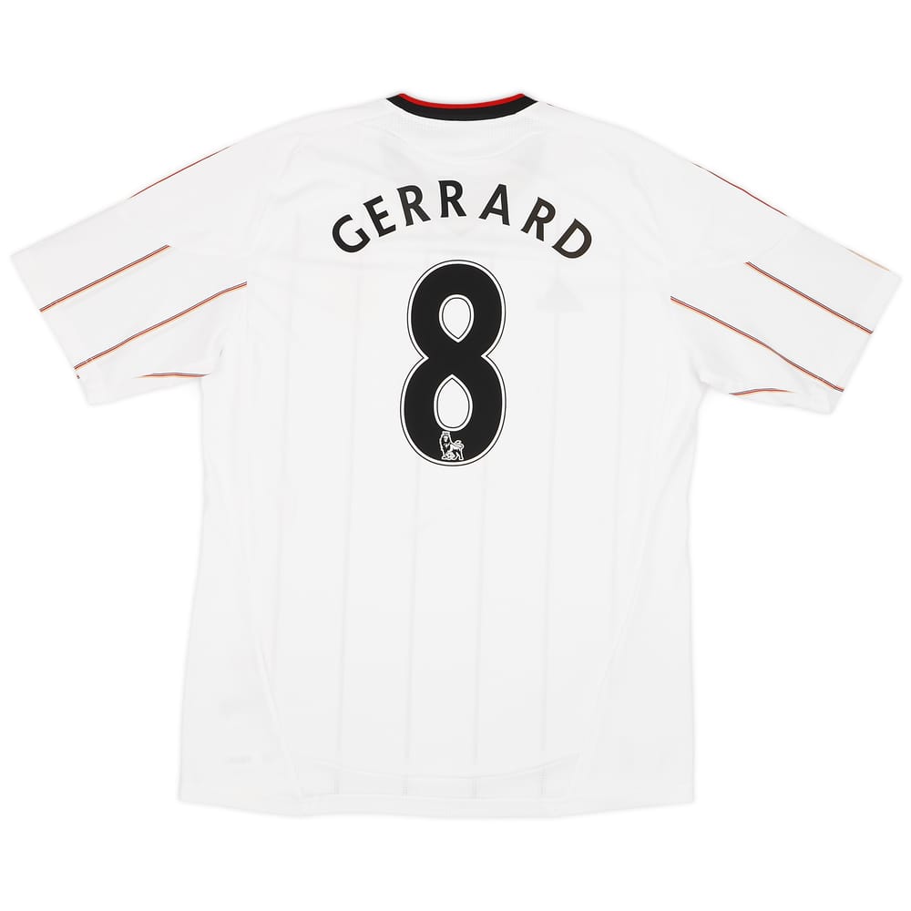 2010-11 Liverpool Away Shirt Gerrard #8 - 6/10 - (L)
