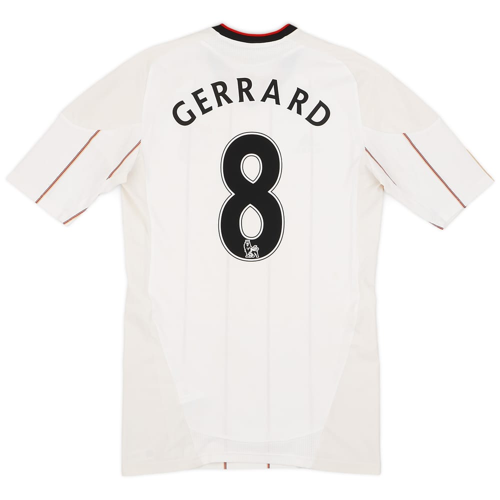 2010-11 Liverpool Authentic TechFit Away Shirt Gerrard #8 - 8/10 - (L)