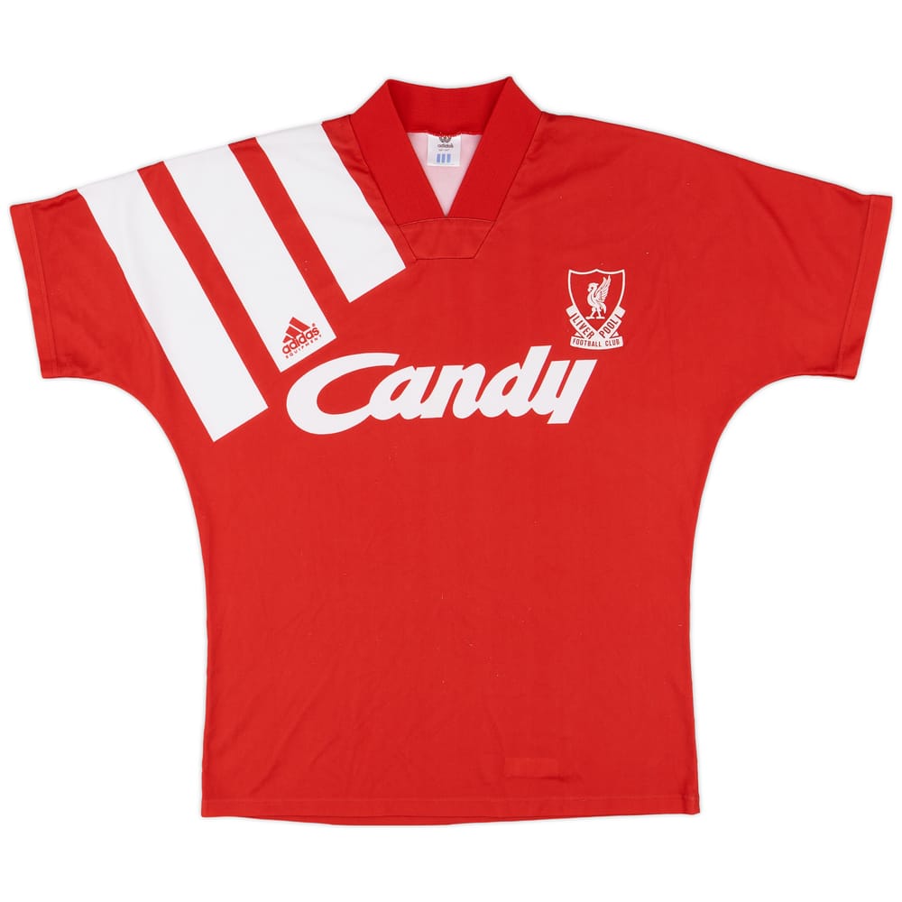 1991-92 Liverpool Home Shirt - 8/10 - (M)