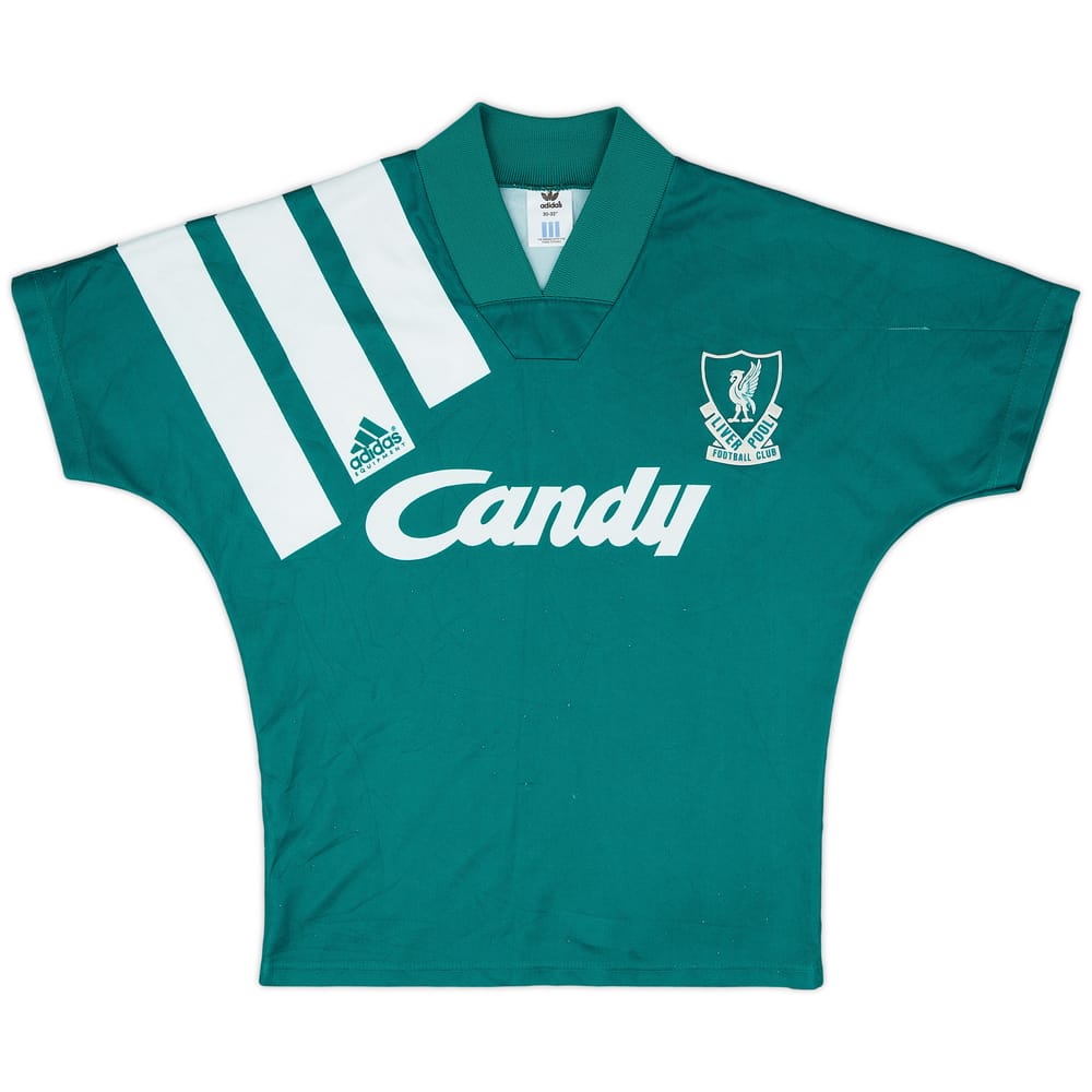 1991-92 Liverpool Away Shirt - 9/10 - (M.Boys)