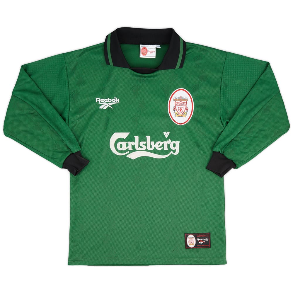 1996-97 Liverpool GK Shirt - 9/10 - (S)