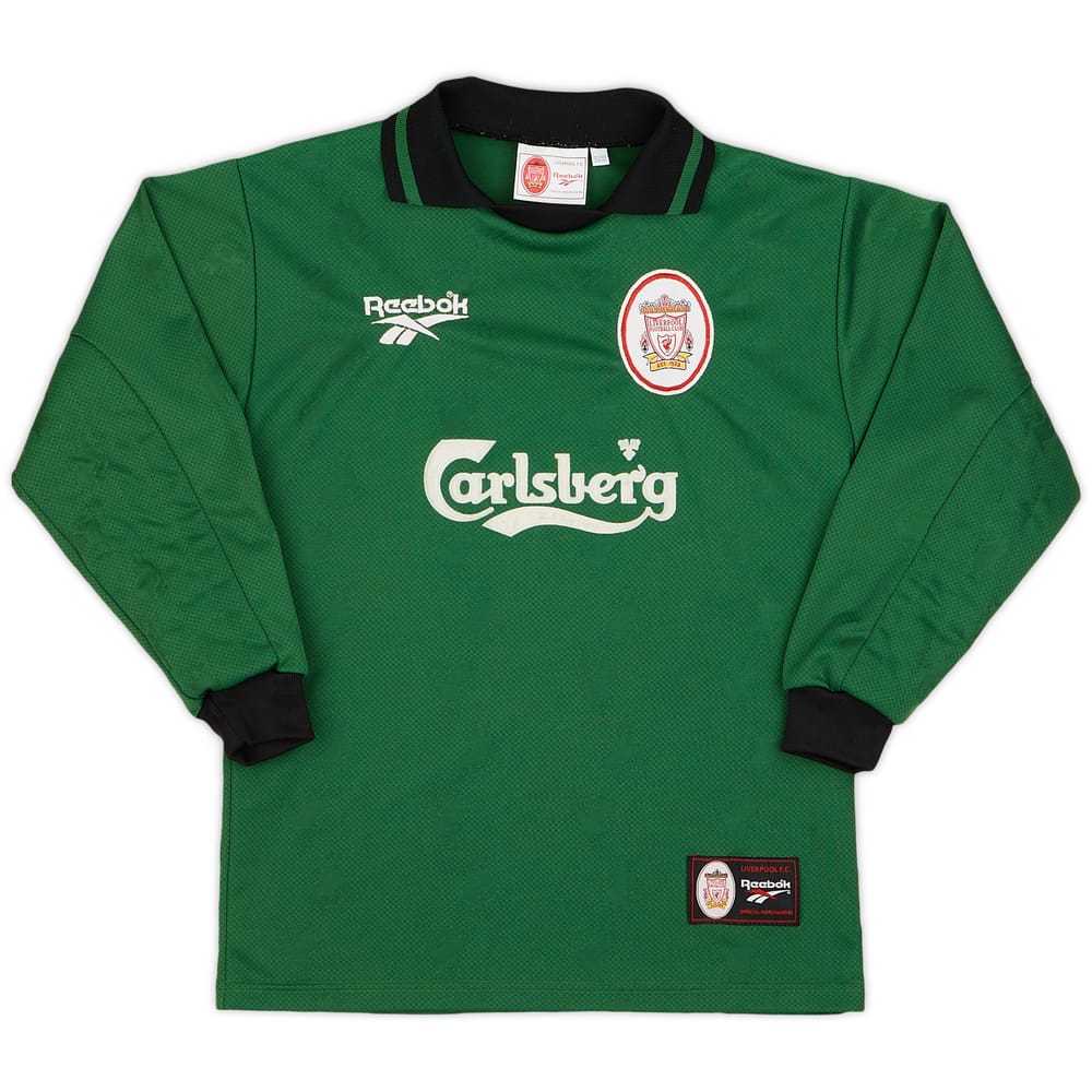 1996-97 Liverpool GK Shirt - 9/10 - (M.Boys)