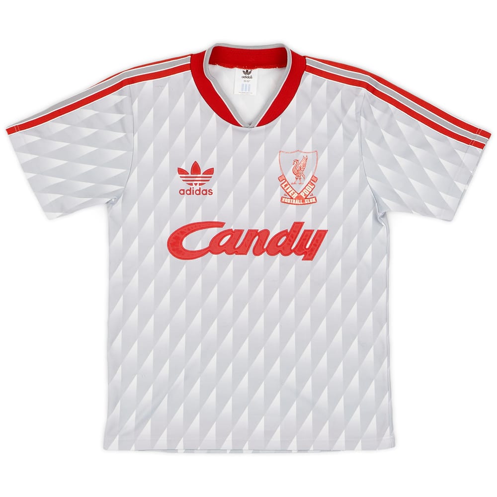 1989-91 Liverpool Away Shirt - 8/10 - (M.Boys)