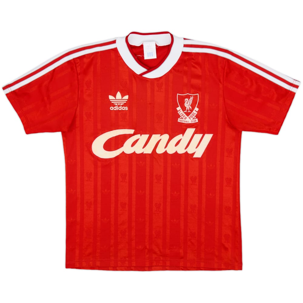 1988-89 Liverpool Home Shirt - 8/10 - (M)