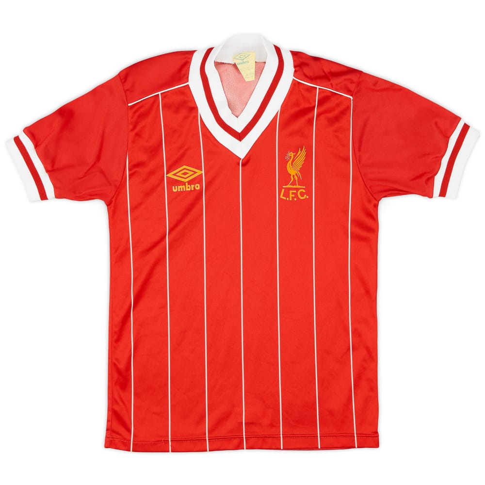 1982-85 Liverpool Home Shirt - 9/10 - (L.Boys)