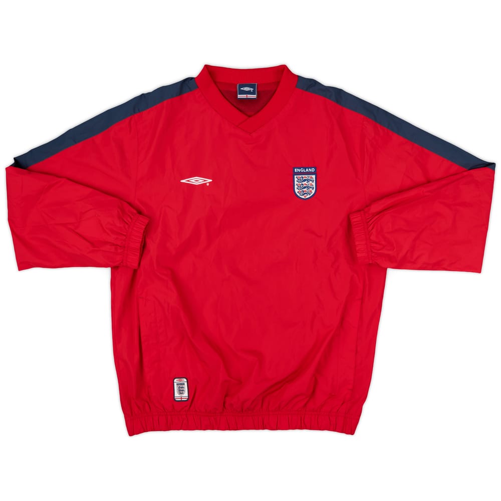 2002-04 England Umbro Drill Top - 5/10 - (S)