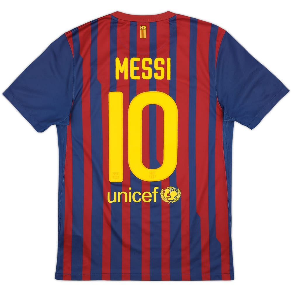 2011-12 Barcelona Home Shirt Messi #10 - 7/10 - (S)