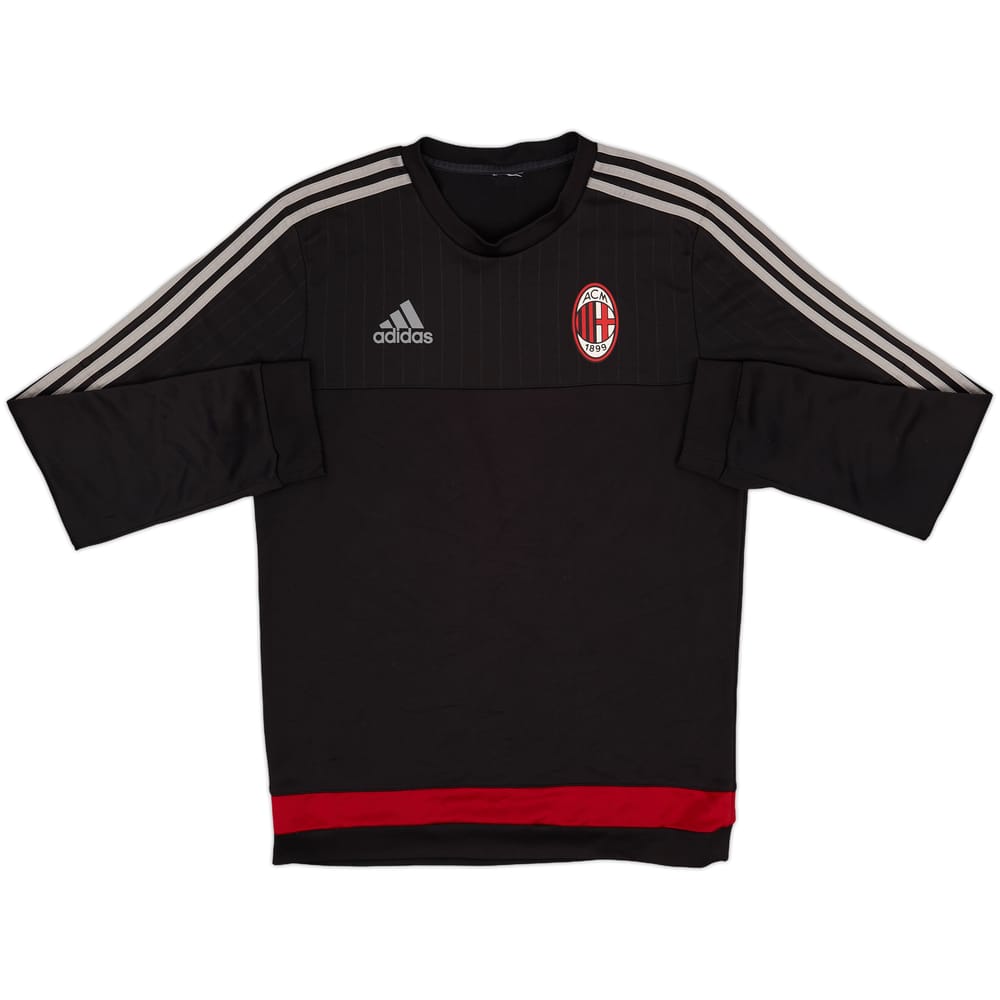 2015-16 AC Milan adidas Sweat Top - 8/10 - (S)