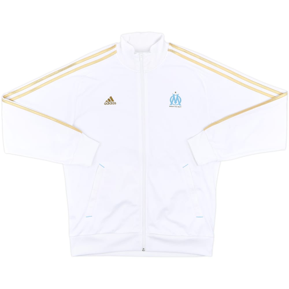 2011-12 Olympique Marseille adidas Track Jacket - 9/10 - (M)