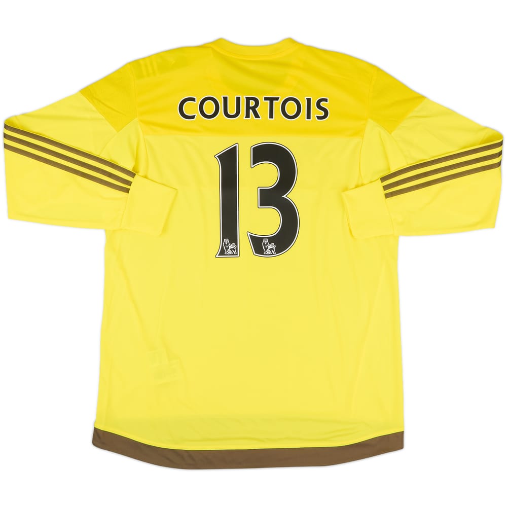 2015-16 Chelsea Player Issue GK Shirt Courtois #13 (XL)