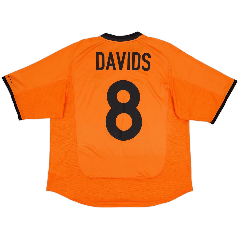 2000-02 Netherlands Home Shirt Davids #8 - 8/10 - (L)