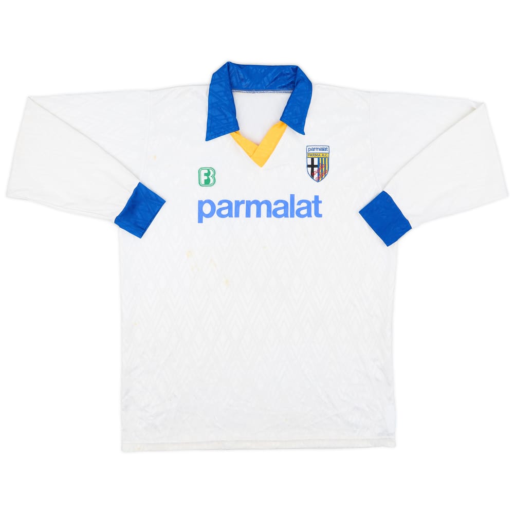 1990-92 Parma Scuola Calcio Home L/S Shirt #14 - 6/10 - (L)