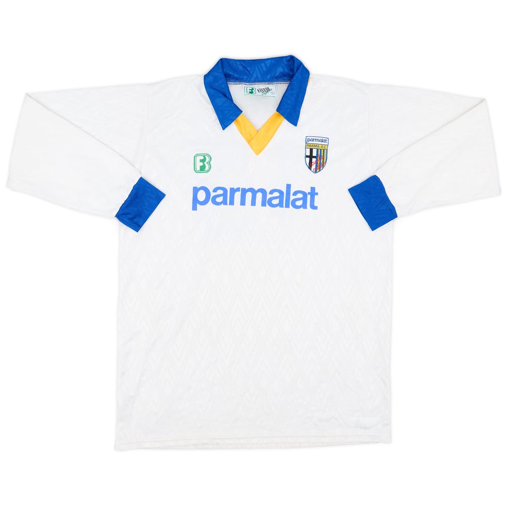 1990-92 Parma Scuola Calcio Home L/S Shirt #15 - 6/10 - (L)