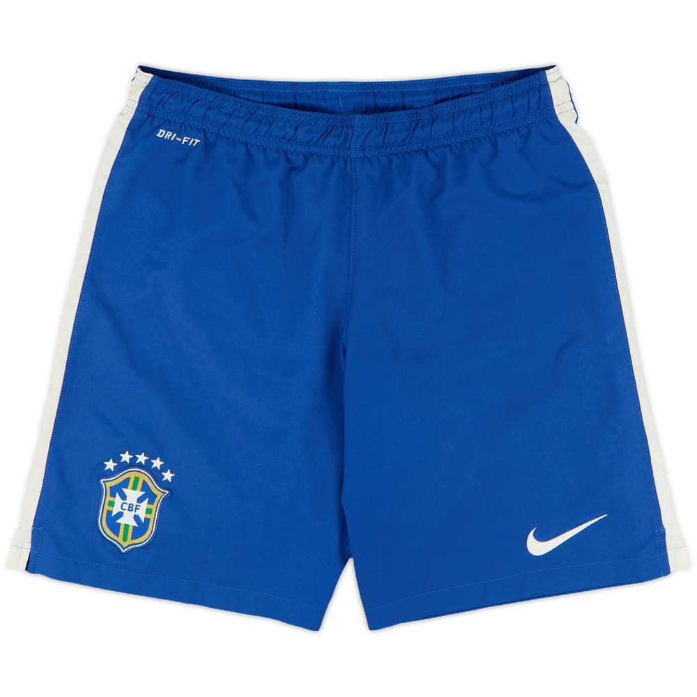 2010-11 Brazil Home Shorts - 7/10 - (S)