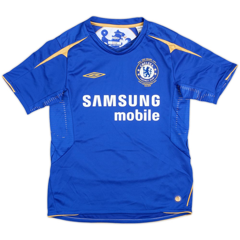 2005-06 Chelsea Centenary Home Shirt - 7/10 - (6-7 Years)