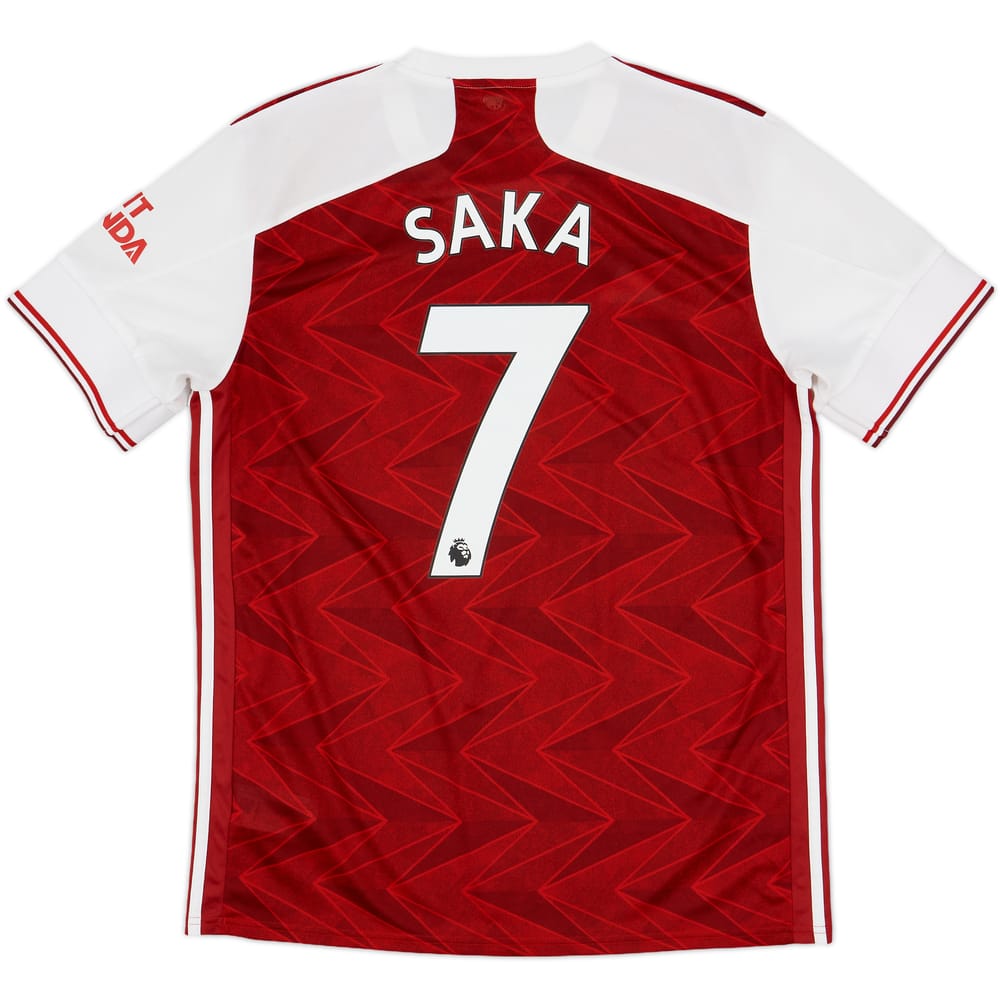 2020-21 Arsenal Home Shirt Saka #7 - 7/10 - (L)