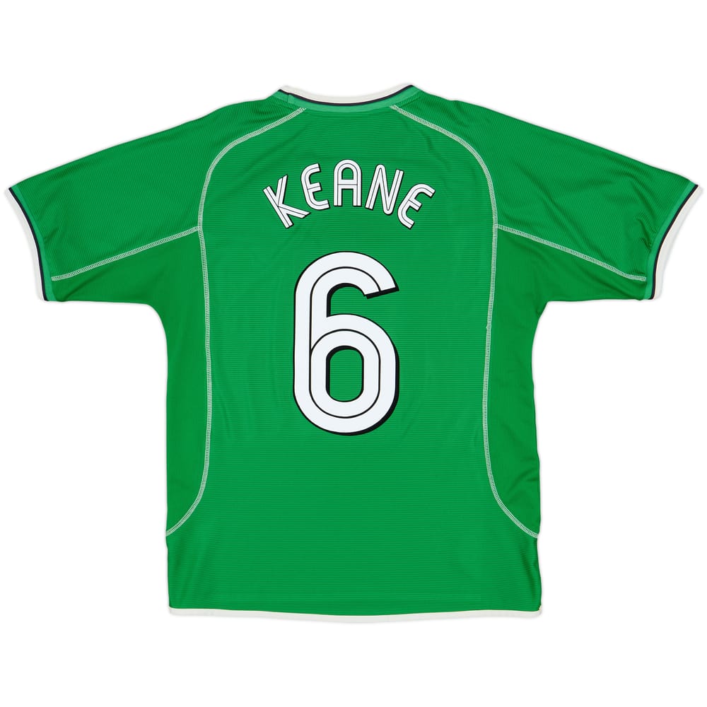 2001-03 Ireland 'World Cup 2002' Home Shirt Keane #6 - 9/10 - (M)
