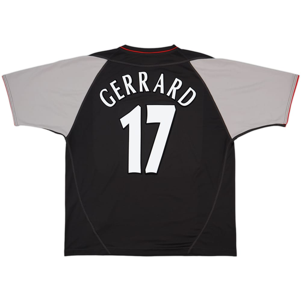 2002-04 Liverpool Away Shirt Gerrard #17 - 7/10 - (XL)