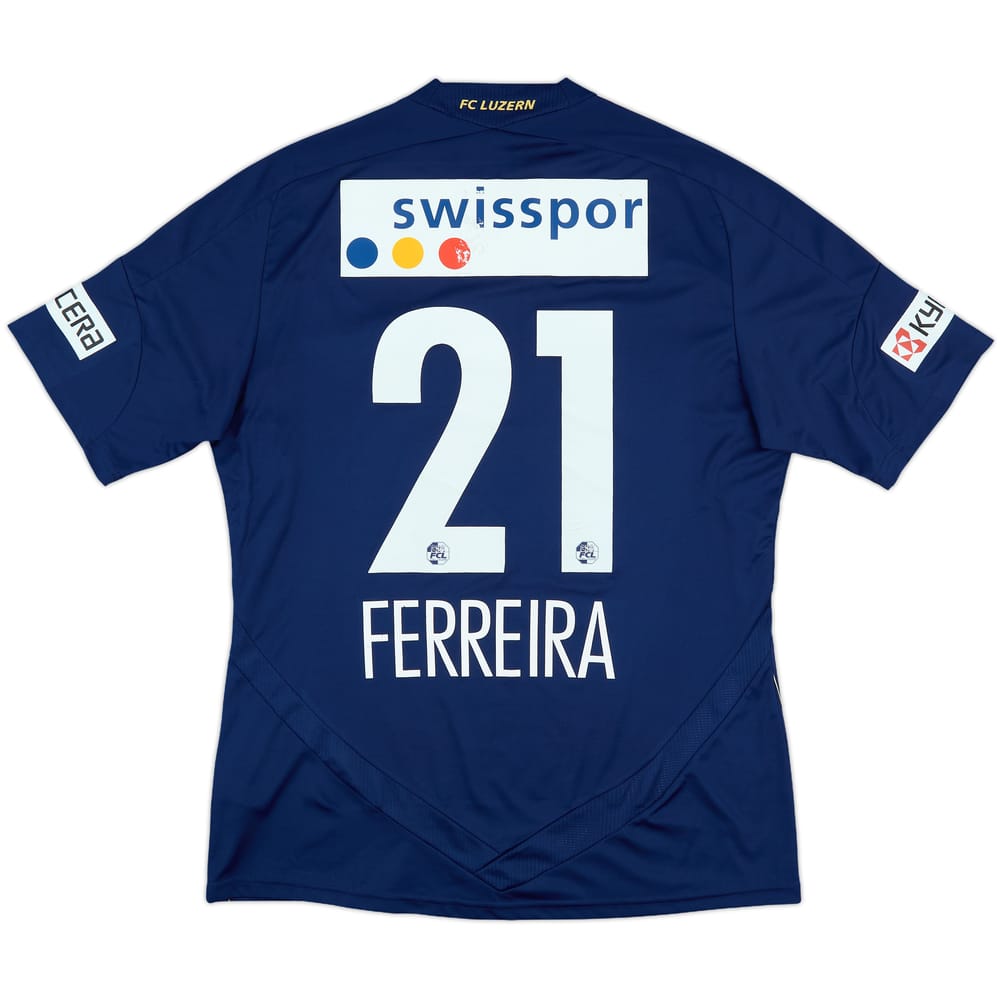2011-12 FC Luzern Home Shirt Ferreira #21 - 6/10 - (L)