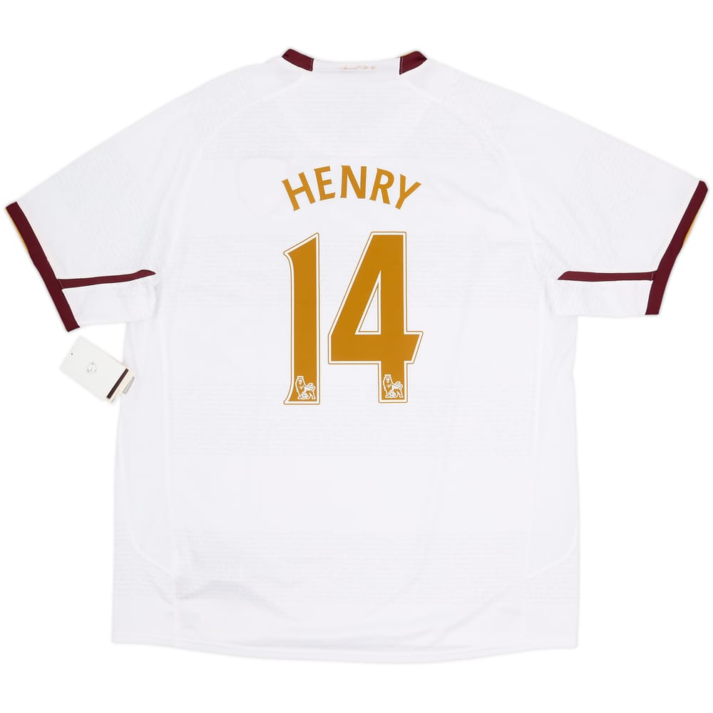 2007-08 Arsenal Away Shirt Henry #14 (XL)