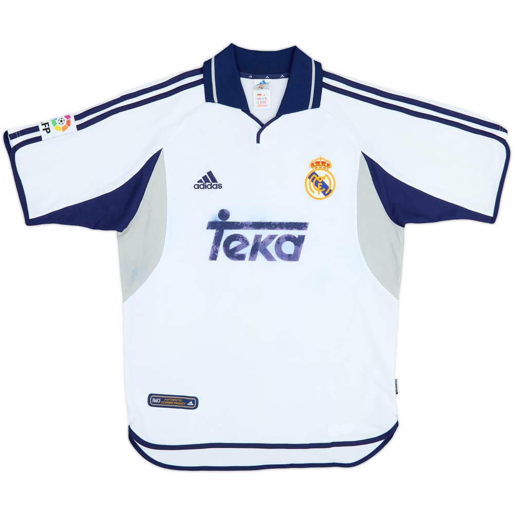 2000-01 Real Madrid Home Shirt - 4/10 - (M)