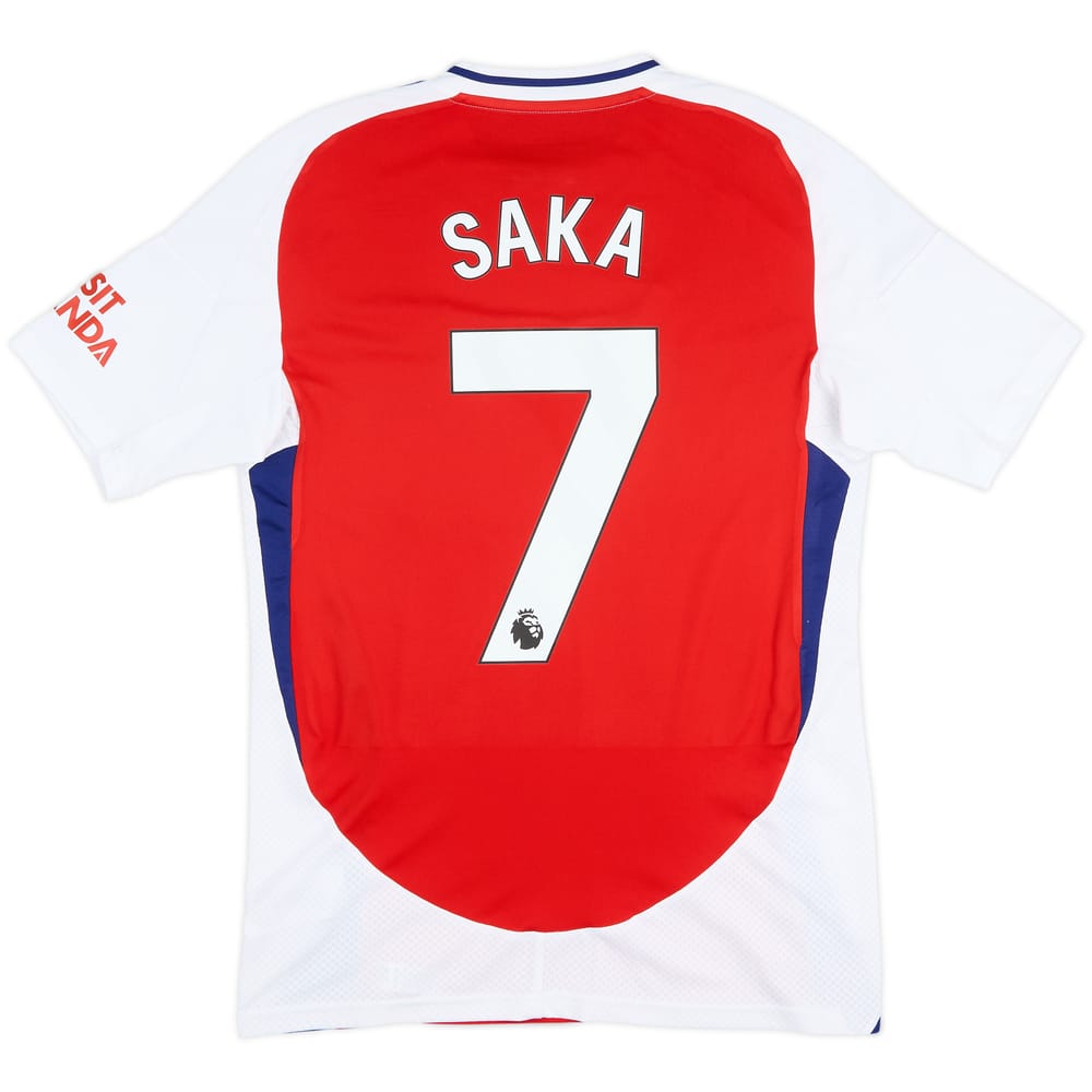 2024-25 Arsenal Home Shirt Saka #7 - 10/10 - (S)